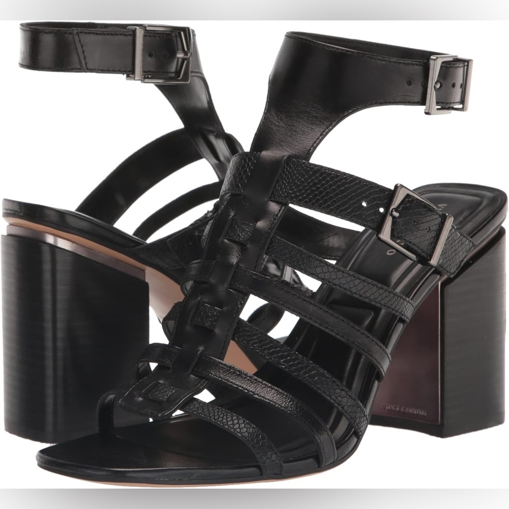 Vince Camuto womens Hicheny Buckle High Heel Sandal